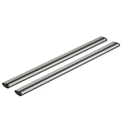 Coppia barre portatutto in alluminio silenzio - l - 128 cm n15086