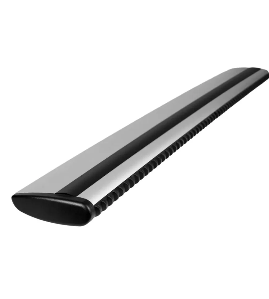 Coppia barre portatutto in alluminio silenzio - l - 128 cm n15086