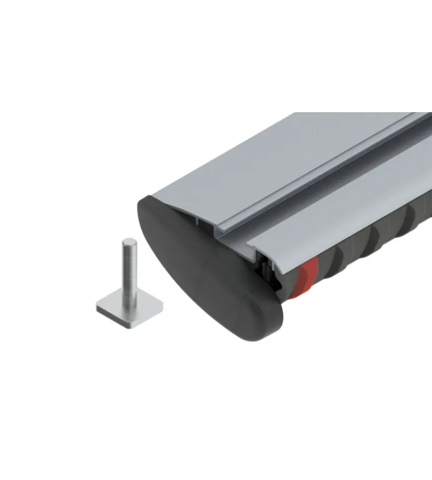 Coppia barre portatutto in alluminio silenzio - m - 120 cm n15085