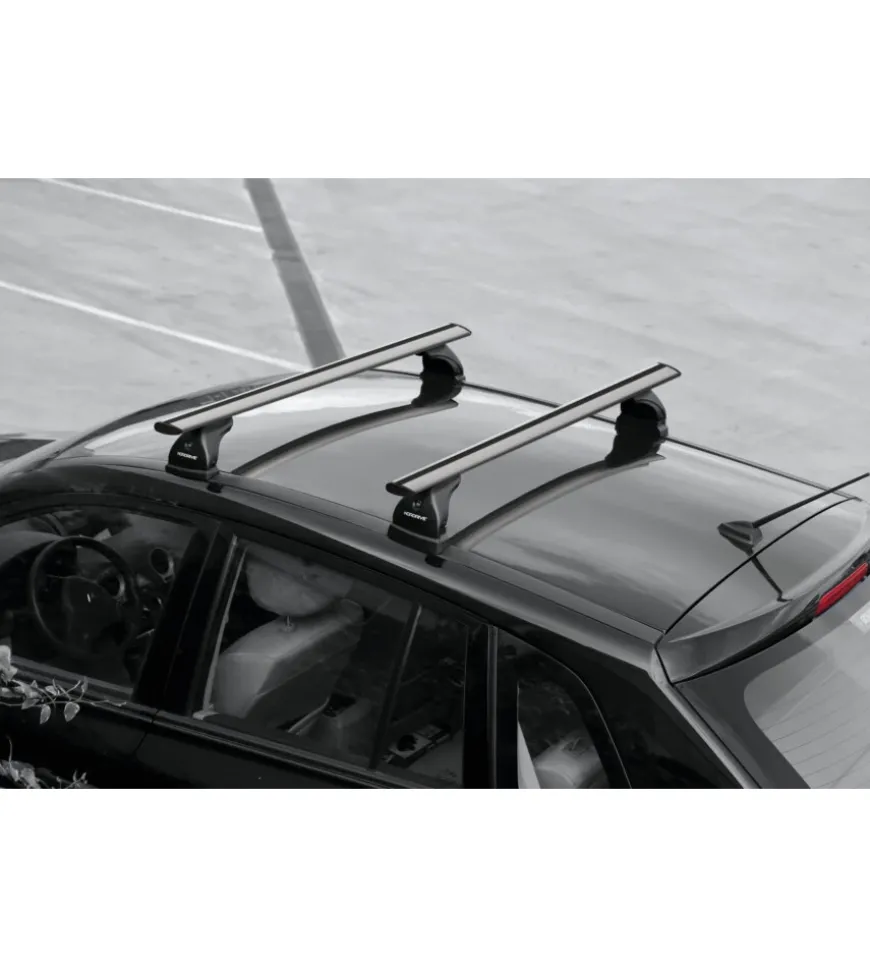 Coppia barre portatutto in alluminio silenzio - s - 108 cm n15084
