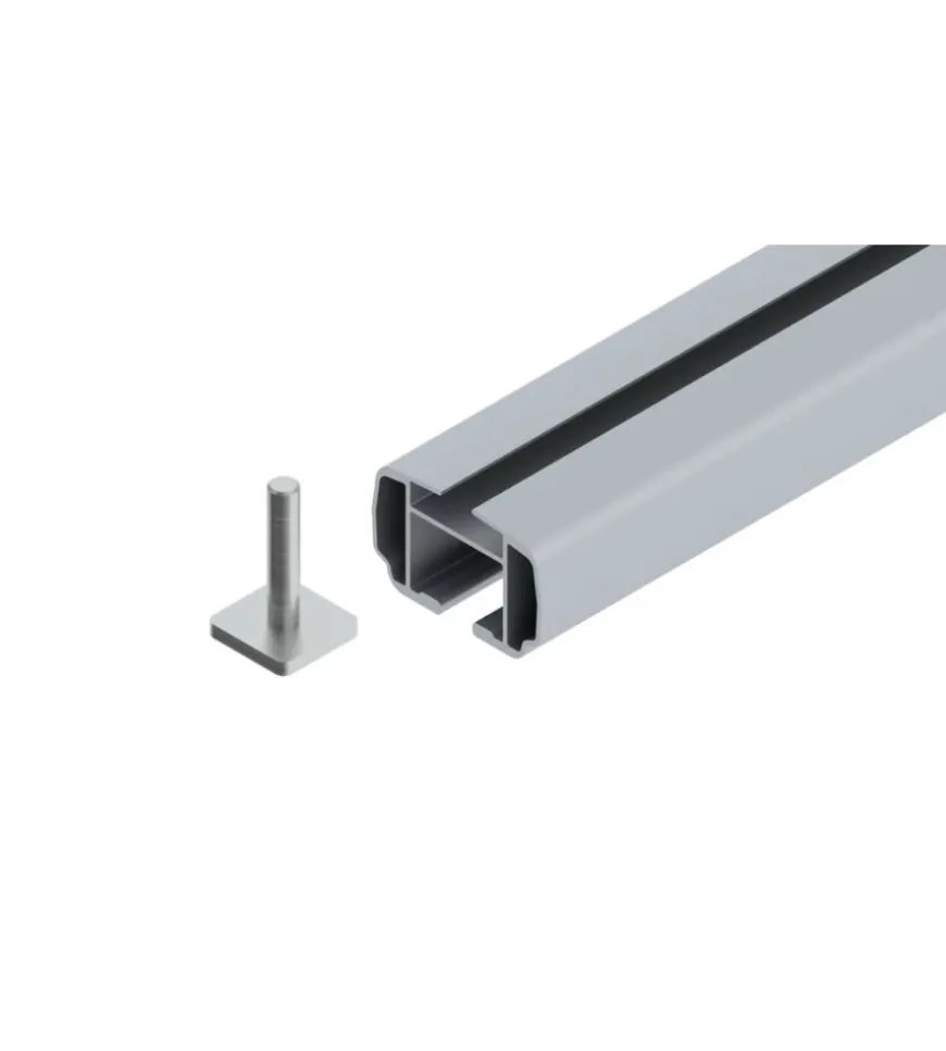 Coppia barre portatutto in alluminio helio - l - 127 cm n15076