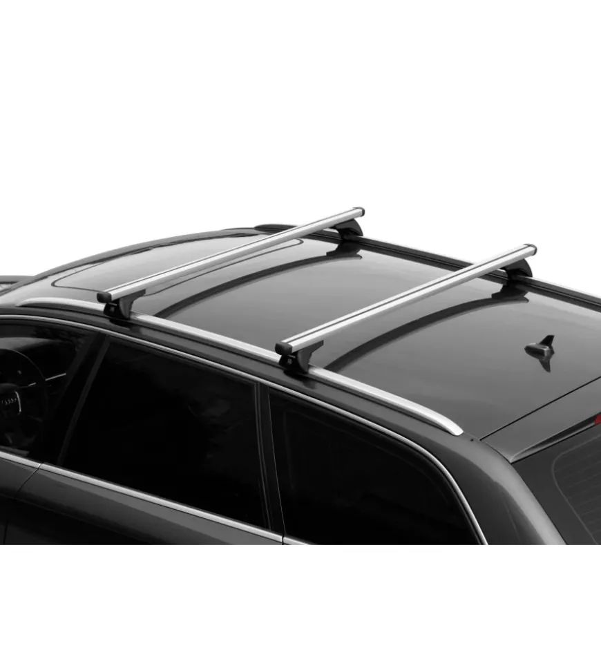 Coppia barre portatutto in alluminio nowa - l - 127 cm n15066