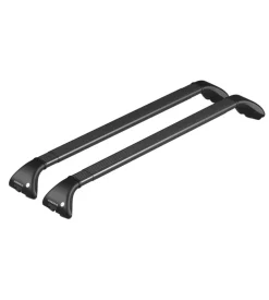 Coppia barre portatutto snap steel telescopiche in acciaio - s - 80÷111 cm n15014