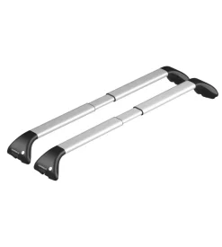 Coppia barre portatutto snap alu telescopiche in alluminio - s - 80÷111 cm  n15015