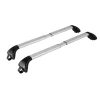 Coppia barre portatutto snap-fit alu telescopiche in alluminio - mis. 2 - 100÷136 cm  n15013