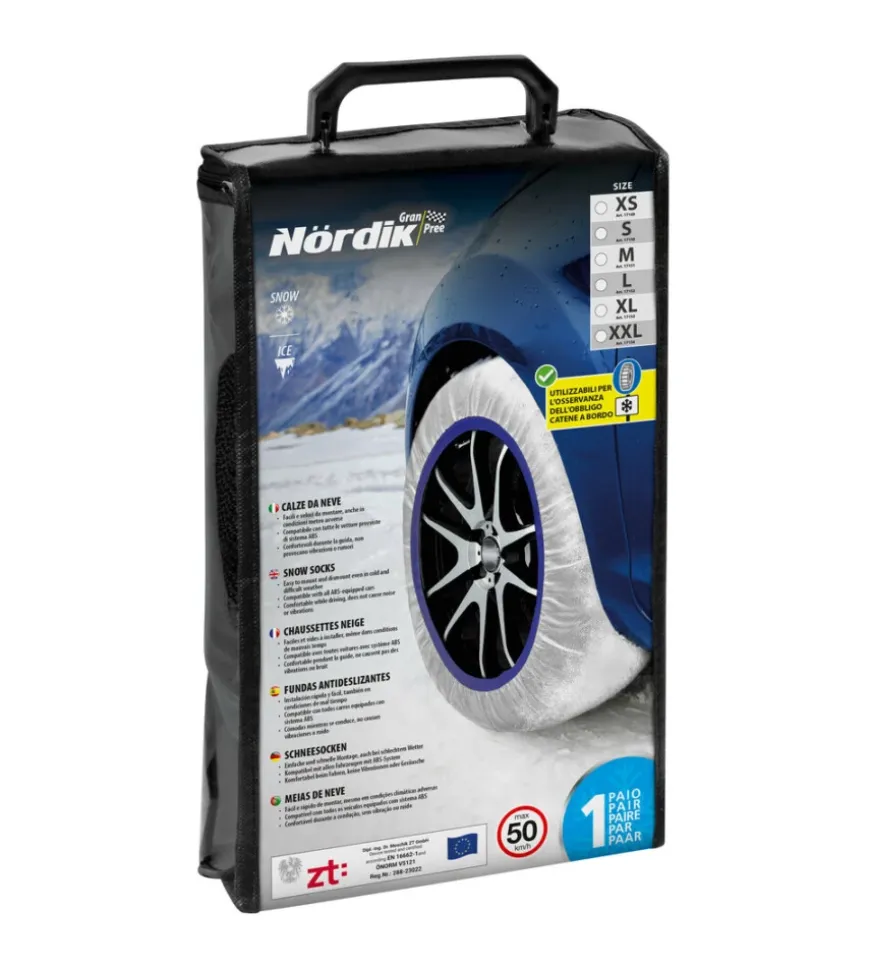 Coppia di calze da neve per auto nordik "gran-pree gp-s" - 17150