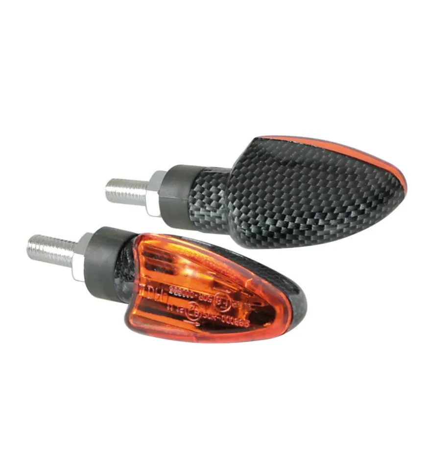 Coppia frecce carbon "arrow" arancio 90093