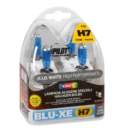 Coppia lampade h7"blu-xe"12v.55w pilot 58186