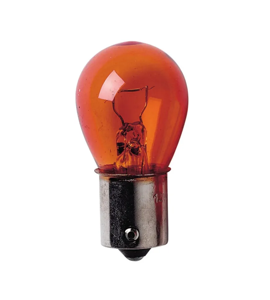 Coppia lampade 12v 15s 21w arancio 58065