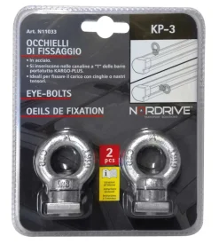 Coppia occhielli di fissaggio kp 3 per barre kargo plus n11033