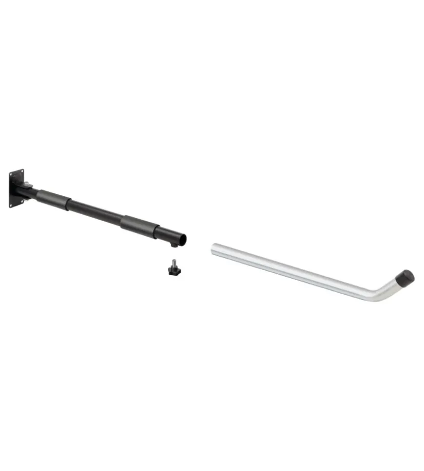 Coppia supporti da parete per box tetto tipo 2, orizzontale n60051 - nordrive