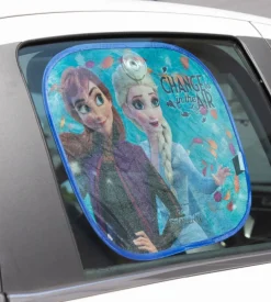 Coppia tendine auto laterali "disney frozen 2" 44x35 cm