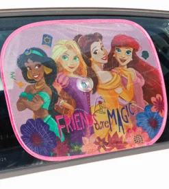 Coppia tendine auto laterali "disney princess" 44x35 cm