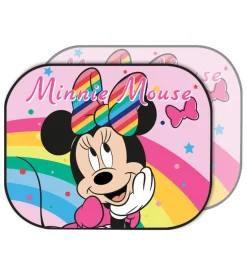 Coppia tendine laterali "disney minnie mouse" arcobaleno 44x35 cm