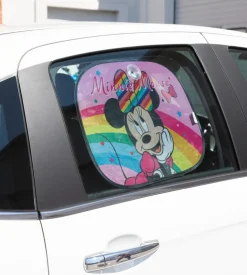 Coppia tendine laterali "disney minnie mouse" arcobaleno 44x35 cm