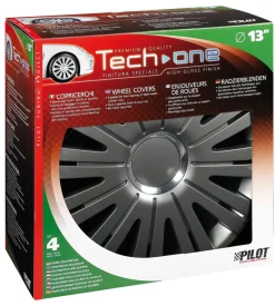 Copricerchi per auto active grafite - ø 13" pilot  31560