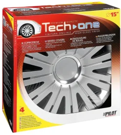 Copricerchi per auto active silver - ø 15" pilot 31557