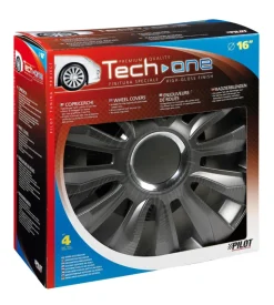 Copricerchi per auto "avalone" pro dark - ø 16" 31533