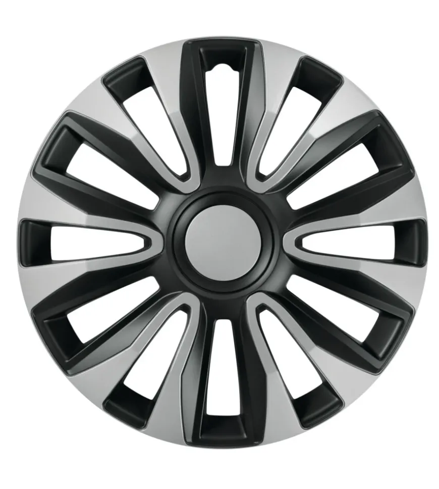 Copricerchi per auto avalone silver & black - ø 13" 31620
