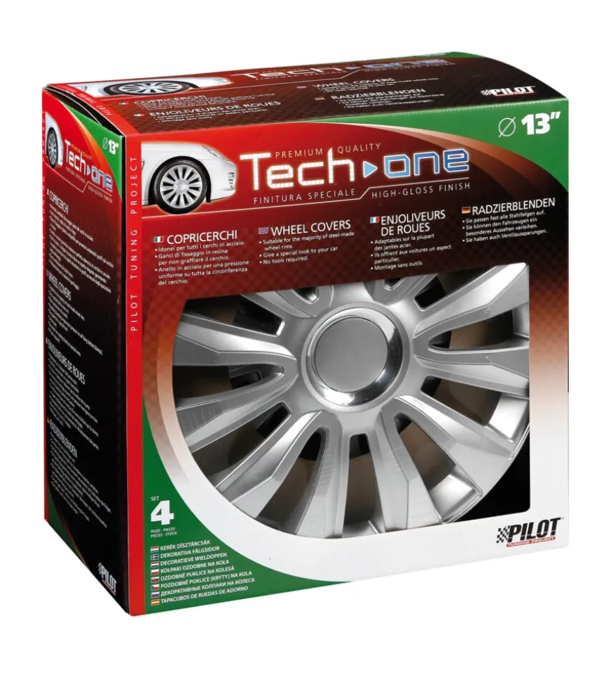 Copricerchi per auto "avalone" pro black - ø 13" 31520