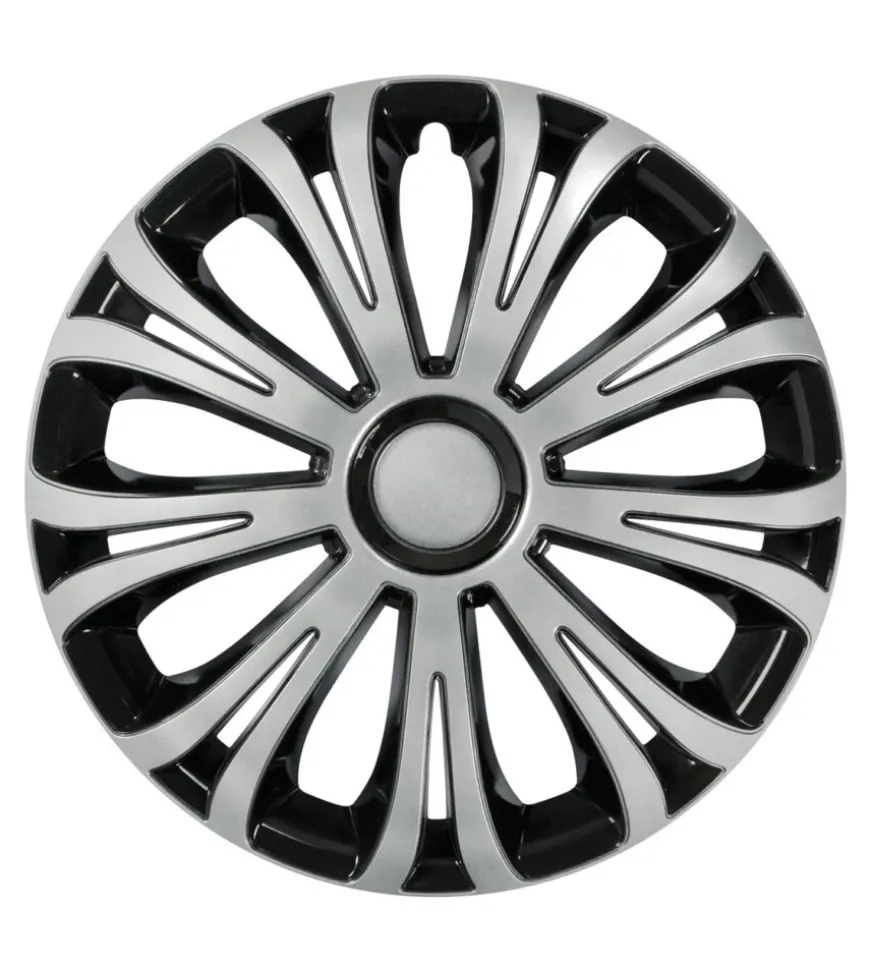 Copricerchi per auto "avera" silver & black - ø 15" pilot 31617