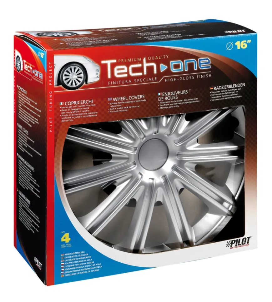 Copricerchi per auto nero - ø 16" 31513