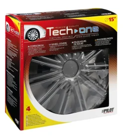 Copricerchi per auto nero dark - ø 15" 31517