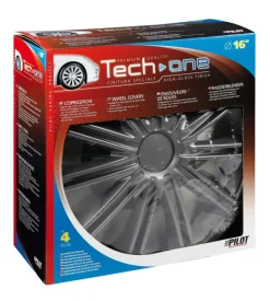 Copricerchi per auto nero dark - ø 16" 31518