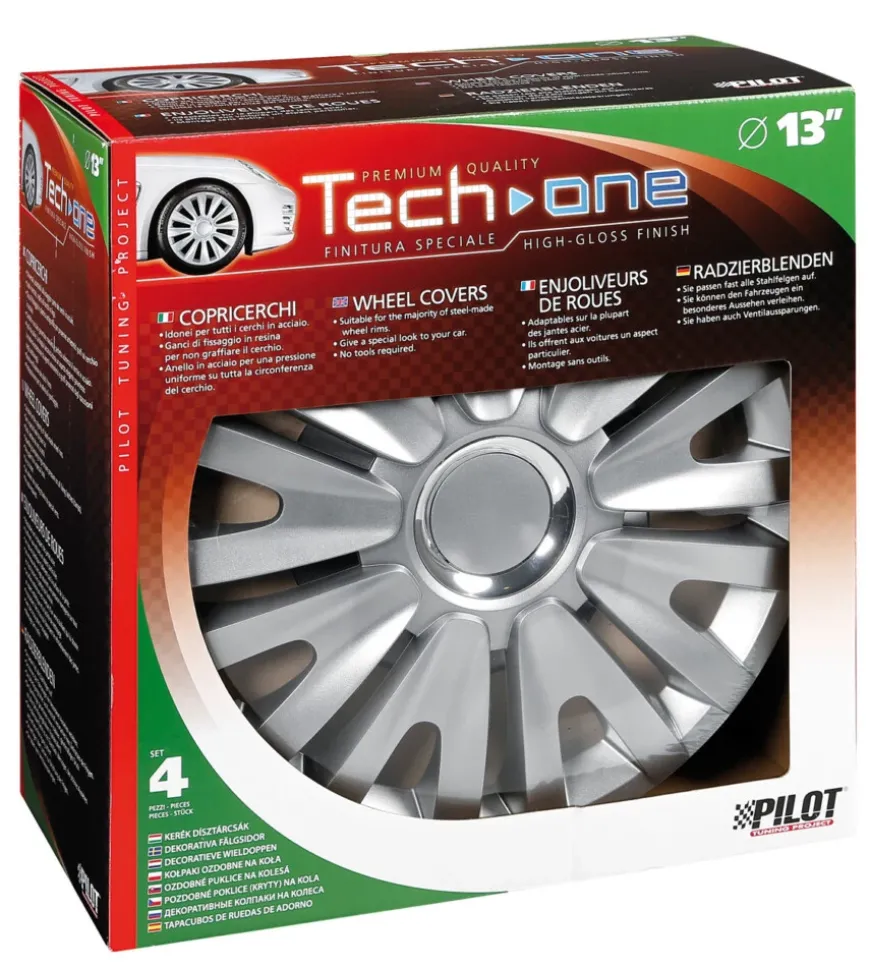 Copricerchi per auto "royal silver" - ø 13" pilot 31540
