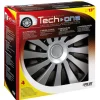 Copricerchi per auto "sepang" silver & black - ø 13" pilot  31655