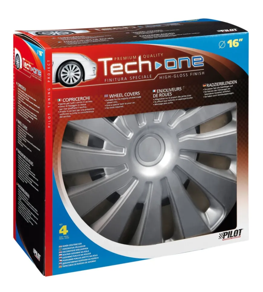 Copricerchi per auto "sepang" silver - ø 16" pilot 31653