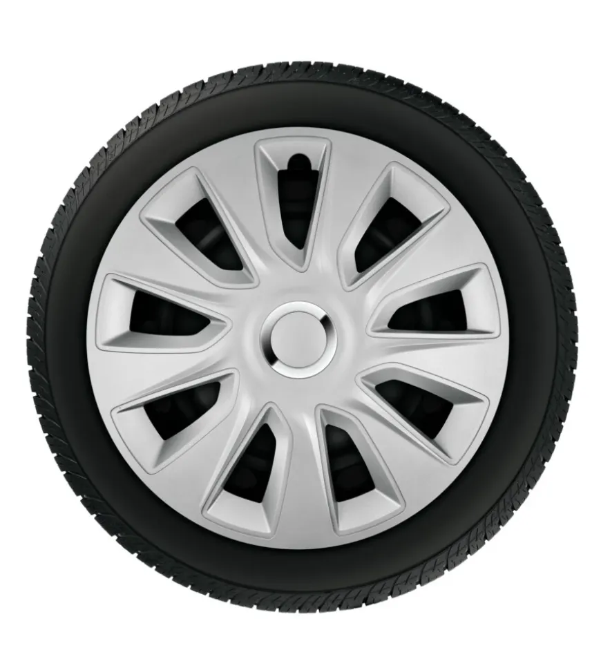 Copricerchi per auto "stratos rc silver" - ø 13" pilot 31595
