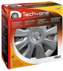 Copricerchi per auto "stratos rc silver" - ø 14" pilot 31596