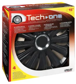 Copricerchi per auto trend black - ø 15" pilot 31582