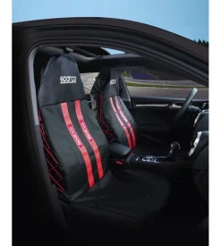 Coprisedile universale per auto sparco rosso