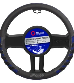 Coprivolante auto universale sparco blu/nero anti dissolvenza - sps101