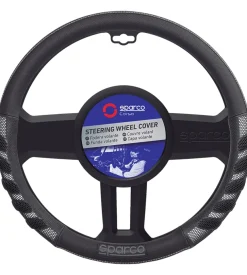 Coprivolante auto universale sparco grigio/nero anti dissolvenza - sps101