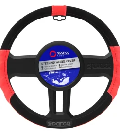 Coprivolante auto universale sparco rosso/nero antiscivolo - spc1108