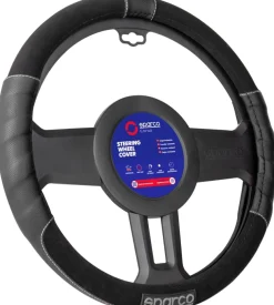 Coprivolante auto universale sparco grigio/nero antiscivolo - spc1108
