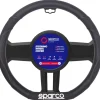 Coprivolante per auto sparco nero in pvc