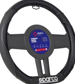 Coprivolante per auto sparco nero in pvc