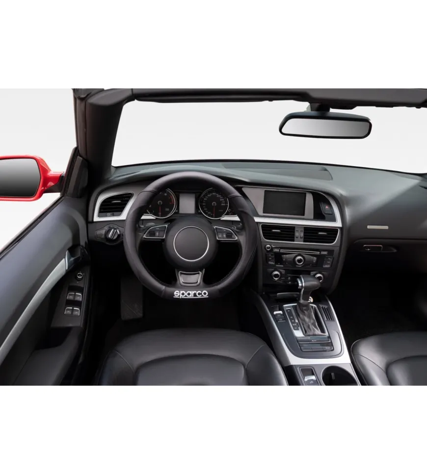 Coprivolante per auto sparco nero in pvc