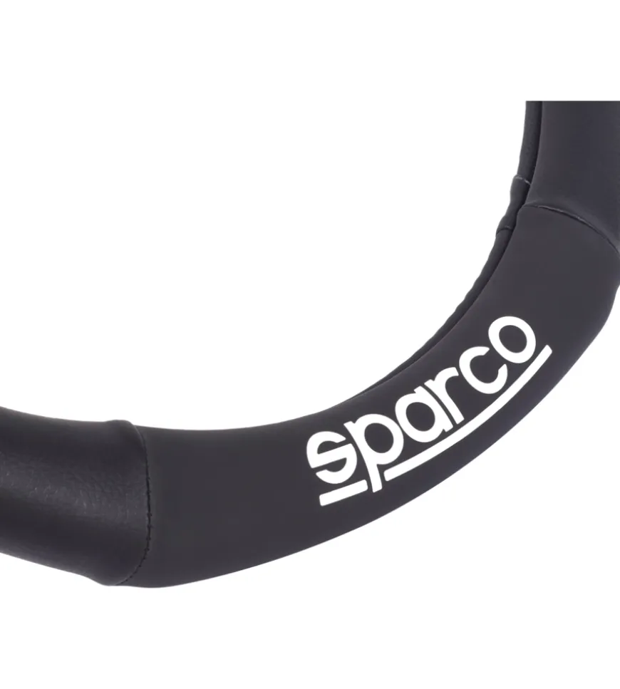 Coprivolante per auto sparco nero in pvc