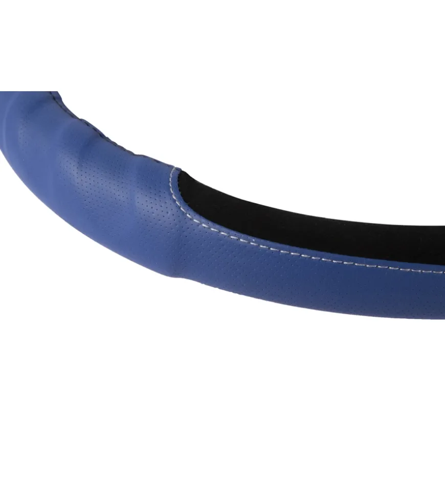 Coprivolante universale per auto sparco "sport line" in poliestere blu e nero