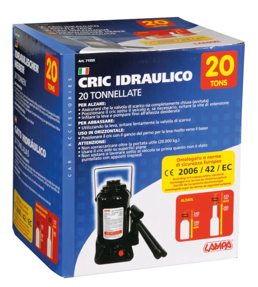 Cric idraulico - 20.000 kg 71555