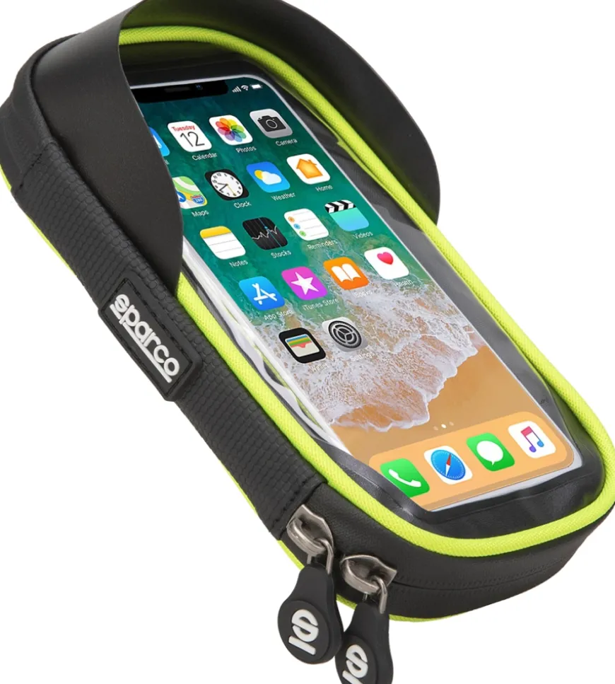 Custodia porta cellulare per bici in microfibra, 19x11x5,5 cm