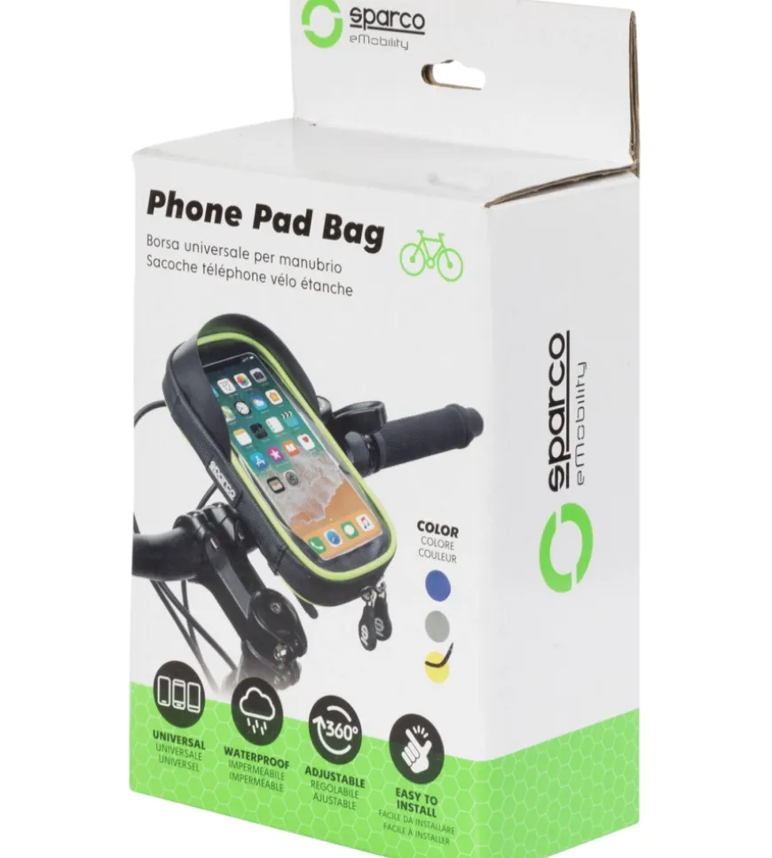 Custodia porta cellulare per bici in microfibra, 19x11x5,5 cm