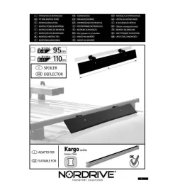 Deflettore aero kargo k9 - 95 cm n11053