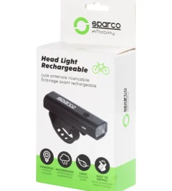 Fanalino anteriore per bicicletta sparco in copertura metallica