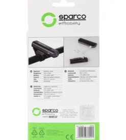 Fanalino anteriore per bicicletta sparco in copertura metallica